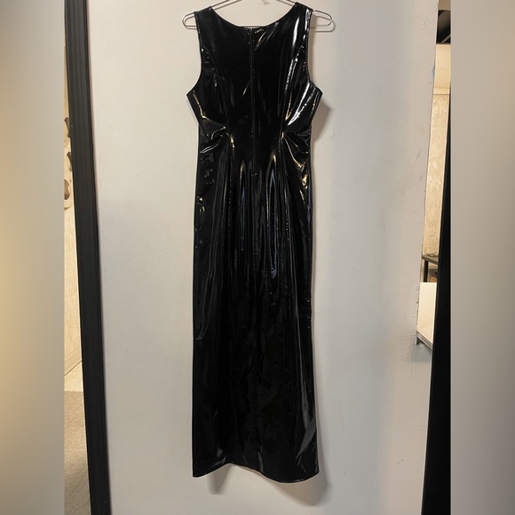 Sexy bodycon Maxi Latex dress - Picture 2 of 7